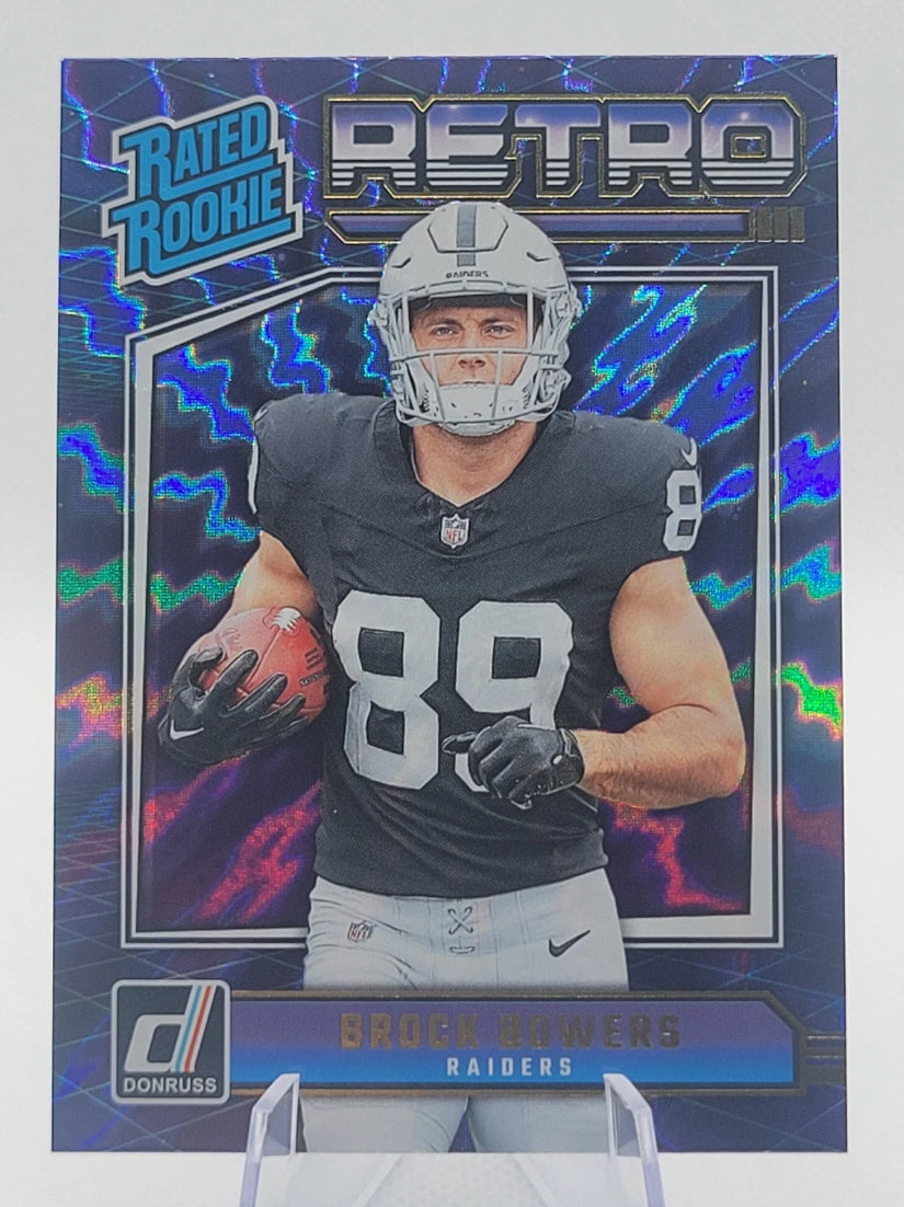 Brock Bowers Retro Rated Rookie